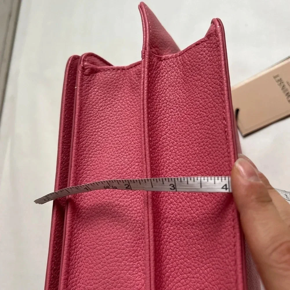 NEW Twinset Italy Gorgeous Pink Eco Vegan Leather Crossbody Shoulder Bag Purse